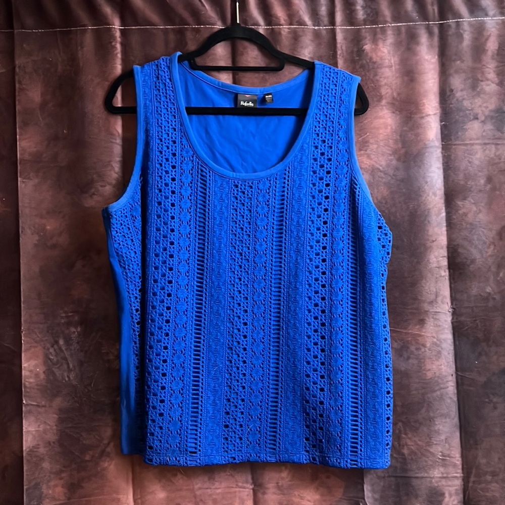 Lace front tank